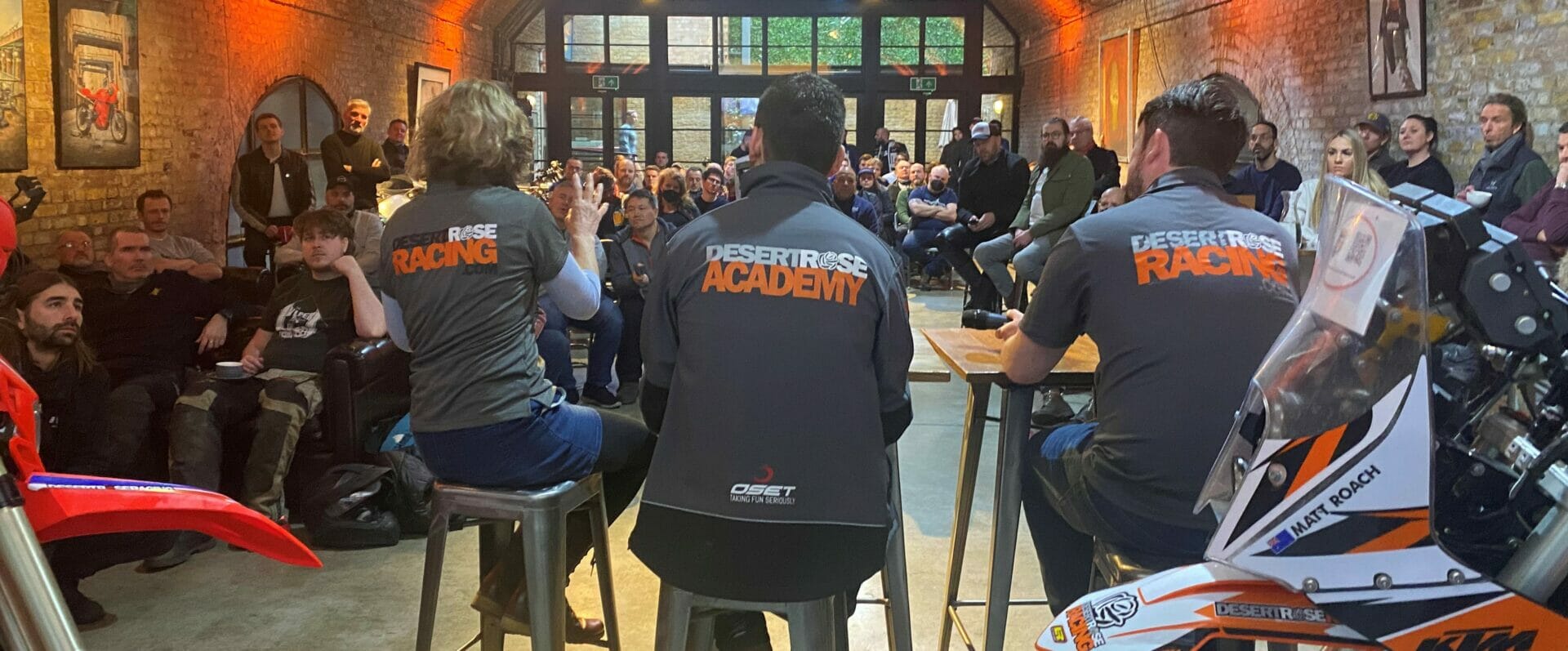 Desert Rose Racing at BikeShed London Desert Rose Riding Academy